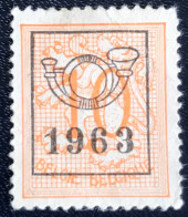 België - Belgique - C18/14 - 1963 - (°)used - Cijfer Of Heraldieke Leeuw - Typo Precancels 1951-80 (Figure On Lion)