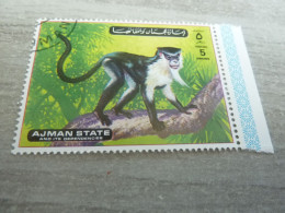 Ajman - State And Its Dependencies - Singe - 5 Dirhams - Postage - Multicolore - Oblitéré - Année 1972 - - Scimmie