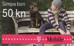 Croatia T Mobile 50 Kn Prepaid Card, Used - Croatie