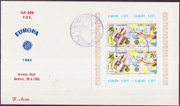 Turquie - Türkei - Turkey FDC2 1982 Y&T N°BF23 - Michel N°B21 - EUROPA - FDC