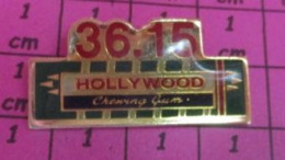 1420 Pin's Pins / Beau Et Rare / INFORMATIQUE / MINITEL 36.15 HOLLYWOOD CHEWING GUM - Informatique