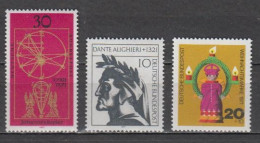 BRD  688, 693 + 709 , Xx  (U 3792) - Ungebraucht