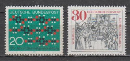 BRD  664 + 669 , Xx  (U 3791) - Ungebraucht