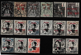 Hoi-Hao 1901-1919 Lot Incluant Yv 1-4, 32, 34, 49-52, 71 Oblitérés O, Yv 49-52, 54 Neufs * - Used Stamps
