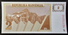 SLOVENIA- 2 TOLARJA 1991. - Slovenia