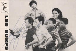 CPSM  Autographe Original Groupe De Chanteurs "Les SURFS" Signature Réelle Actual Signature Chanteur Singer - Singers & Musicians