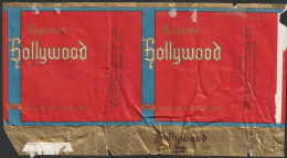 Brasil, Old Cigarrette Pack - Cigarros HOLLYWOOD -|- Cia. De Cigarros Souza Cruz - Industria Brasileira - Tabaksdozen (leeg)