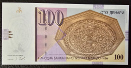 MACEDONIA- 100 DENARI 2018. - Noord-Macedonië