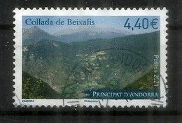 ANDORRA. Le Col De Beixalis Dans Le Tour De France & Tour D'Espagne (1 ère Catégorie) Timbre Oblitéré Haute Faciale - Oblitérés