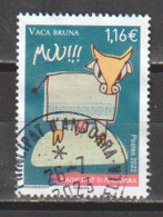 ANDORRA. La Vache Brune. , La Vaca Marrón (Vaca Bruna) 2022 , Sello Usado, 1ra Calidad. - Usados