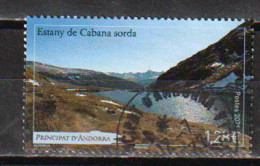 ANDORRA 2022 Estany De L'Isla (LAC à 2398 M) Timbre Oblitéré   1 ère Qualité, Haute Faciale - Gebraucht