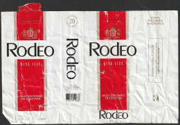 Paraguay, Old Cigarrette Pack - RODEO King Size -|- Tabacalera Del Este, Paraguay - Tabaksdozen (leeg)
