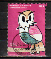 2022. Hibou Grand-duc D'Europe, Timbre Oblitéré 1 ère Qualité, Haute Faciale. 4,60 Euro . AND ESP - Used Stamps