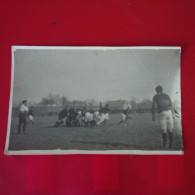 PHOTO PARTIE DE FOOTBALL PETITE FONTAINE LIEU A IDENTIFIER - Sport