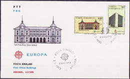 Turquie - Türkei - Turkey FDC 1990 Y&T N°2634 à 2635 - Michel N°2886 à 2887 - EUROPA - FDC