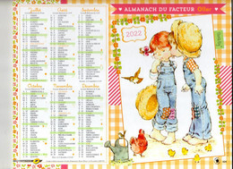 Calendrier Almanach La Poste PTT 2022 Sarah Kay - Grand Format : 2001-...