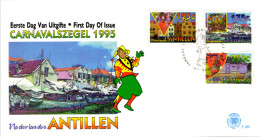 NETHERLANDS ANTILLES: 1995 -  FDC - Carnival (E261) - Curaçao, Nederlandse Antillen, Aruba