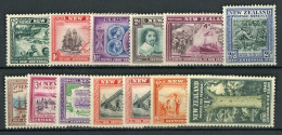 328 New Zealand 1940 Scott #229-41 M* (Lower Bids 20% Off) - Unused Stamps