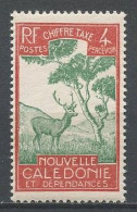 CALEDONIE 1928 N° 27 ** Neuf MNH TTB C 1.50 € Faune Animaux Cerf Et Niaouli Arbre Tree - Segnatasse