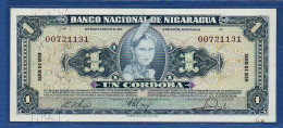 NICARAGUA - P. 99c – 1 Córdoba  1959 AUNC, S/n 00721131 - Nicaragua