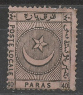 Turquie - Türkei - Turkey Service 1865 Y&T N°S3 - Michel N°D(?) Nsg - 40p étoile Et Croissant - Dienstzegels