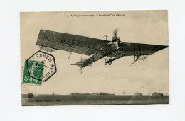 !!! MEETING DE BETHENY DE 1909, CPA DU MONOPLAN ANTOINETTE DE LATHAM, CACHET SPECIAL - Aviazione