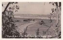 San Diego California, 'Plymouth Rock Of The West' Where Cabrillo Landed, C1940s Vintage Real Photo Postcard - San Diego