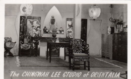 San Francisco California, Chingwah Lee Studio Of Oreientalia, Chinese Theme Decor C1940s/50s Vintage Real Photo Postcard - San Francisco