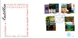 NETHERLANDS ANTILLES: 1998 FDC - Social And Cultural Care, Potable Water, Photo Camera  (E290) - Curaçao, Nederlandse Antillen, Aruba