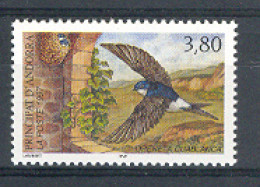 Andorra -Franc 1997 Naturaleza - Golondrina. Y=488 E=509 (**) - Schwalben
