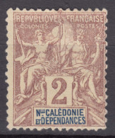 New Caledonia Nouvelle Caledonie 1892 Yvert#42 MNG - Unused Stamps