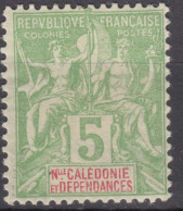 New Caledonia Nouvelle Caledonie 1900 Yvert#59 Mint Hinged - Unused Stamps