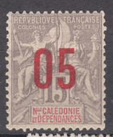 New Caledonia Nouvelle Caledonie 1912 Yvert#105 Mint Hinged - Neufs