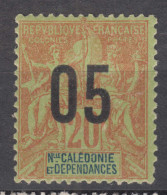 New Caledonia Nouvelle Caledonie 1912 Yvert#106 Mint Hinged - Neufs