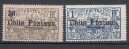 New Caledonia Nouvelle Caledonie 1926 Colis Postaux Yvert#1,2 Mint Hinged - Ongebruikt