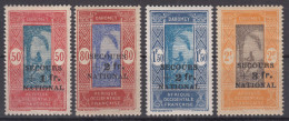 Dahomey 1941 Secours National Mi#150-153 Mint Hinged - Unused Stamps