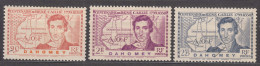 Dahomey 1939 Mi#110-112 Mint Hinged - Ongebruikt