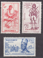 Dahomey 1941 Mi#147-149 Mint Hinged - Neufs