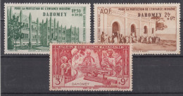 Dahomey 1942 Mi#156-158 Mint Hinged - Unused Stamps