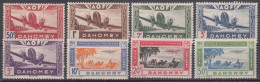 Dahomey 1942 Airmail Poste Aerienne Mi#160-167 Mint Hinged - Ungebraucht