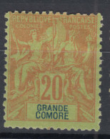 Great Comoro Island, Grande Comore 1897 Yvert#7 Mint Hinged - Ongebruikt