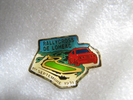 PIN'S    RALLYCROSS DE  LOHEAC 1991  BMW - BMW