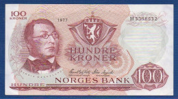 NORWAY - P.38h – 100 Kroner 1977 XF+, S/n H3398532 - Noruega