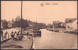 +++ CPA - THUIN - La Sambre - Carte Animée    // - Thuin