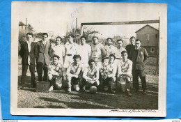 Marseille-quartier St Louis  PHOTO- Léquipe De Football  Joueurs Entraineur Et  Président -années 50 - Quartiers Nord, Le Merlan, Saint Antoine