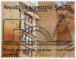 49986 MNH ARGENTINA 1999 50 ANIVERSARIO DEL FONDO NACIONAL DE LAS ARTES EN 1998 - Neufs