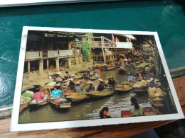 453 //  DAMNERNSADUAK FLOATING MARKET  / JAJBURI PROVINCE - Thaïlande