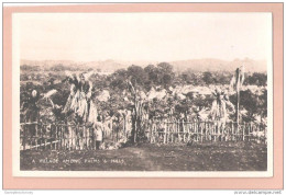 RP NIGERIA A VILLAGE AMONG PALMS AND HILLS POSTCARD COPYRIGHT CMS BOOKSHOP LAGOS - Nigeria