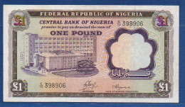 NIGERIA - P.12b – 1 Pound 1968 XF, S/n E/72 398906 - Nigeria