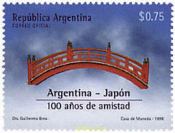 159388 MNH ARGENTINA 1998 100 AÑOS DE RELACIONES ENTRE ARGENTINA Y JAPON - Neufs